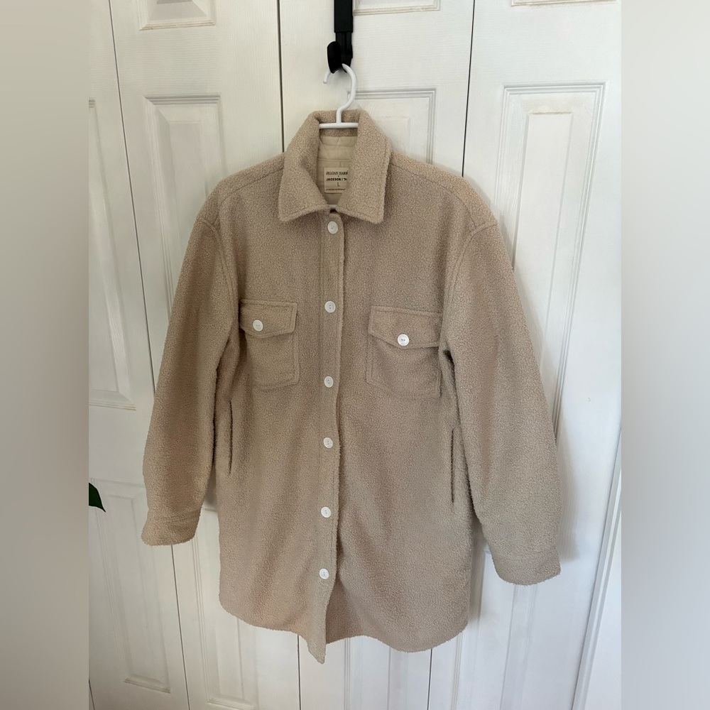 Jackson Rowe Cream Teddy Jacket